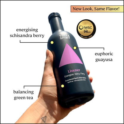 Three Spirit Livener | Functional Non Alcoholic Spirit
