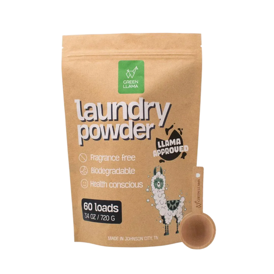 EWG Verified™ Max Strength Fragrance-Free Laundry Powder (60 Loads) by Green Llama