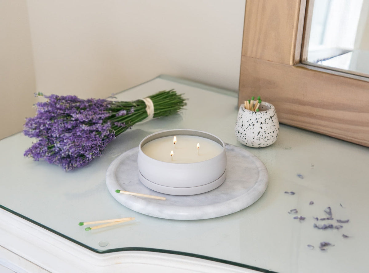 Lavender Blossom 3-Wick Candle by Grow Fragrance