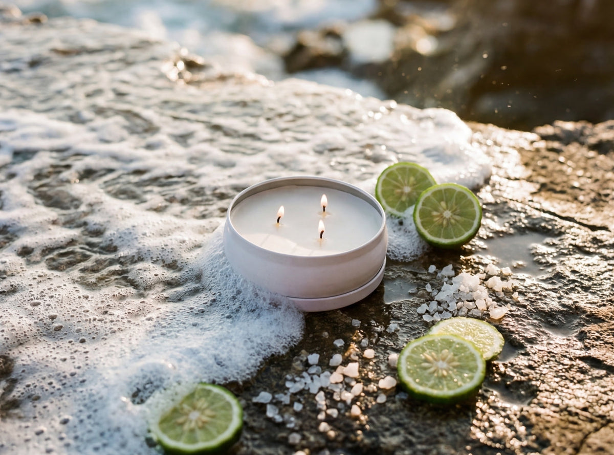 Pacific Driftwood 3-Wick Candle by Grow Fragrance