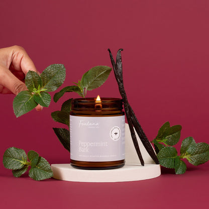 Peppermint Bark Jar Candle