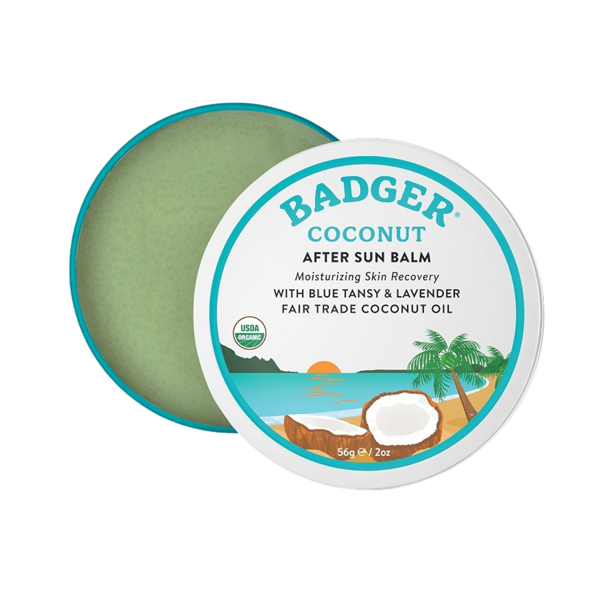 Coconut After Sun Balm, Soothing Sunburn Relief by Badger