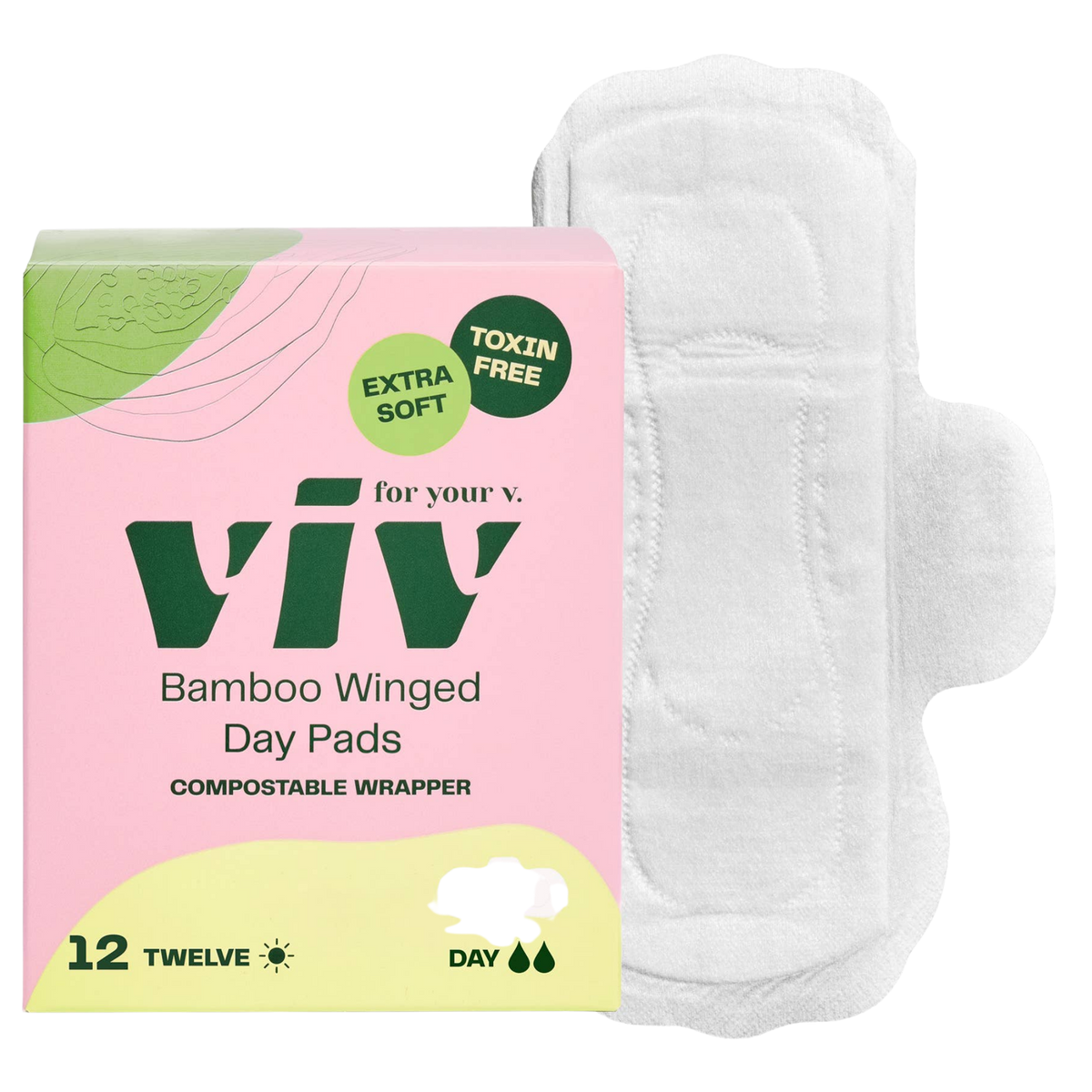 Plant-Based Winged Pads by Viv for your V