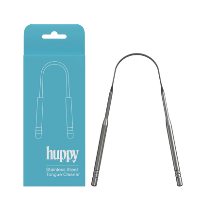 Huppy - Stainless Steel Tongue Cleaner | Plaque & Odor Removal