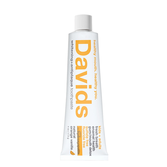 Hydroxi™ kids + adults whitening + enamel health, nano-hydroxyapatite toothpaste - orange vanilla