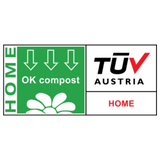 TÜV AUSTRIA OK compost HOME certification logo