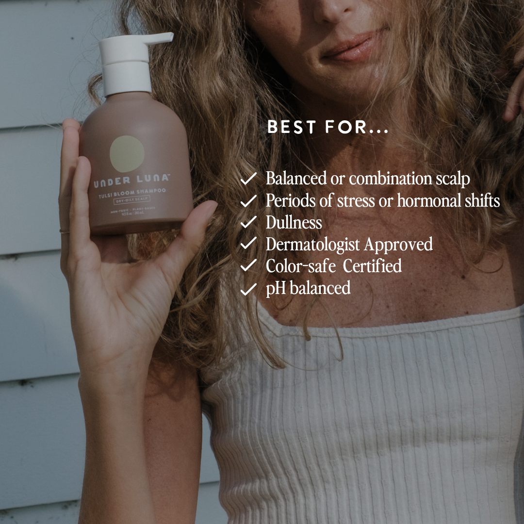 Tulsi Bloom Shampoo — Refined by UNDER LUNA™