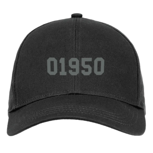 Newburyport 01950 Organic Cotton Black Hat by Dome