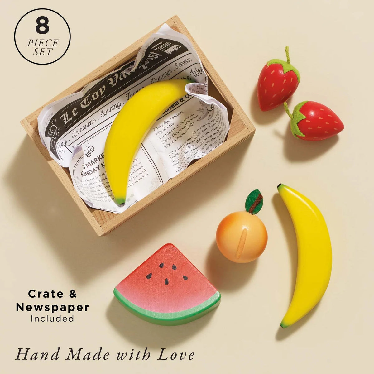 Smoothie Fruits Wooden Market Crate by Le Toy Van, Inc.