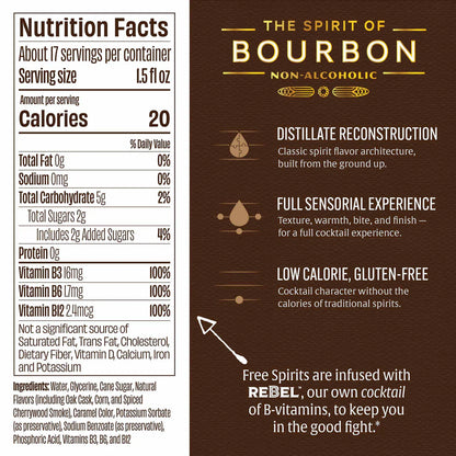 Free Spirits | The Spirit of Bourbon | Non-Alcoholic Bourbon Alternative