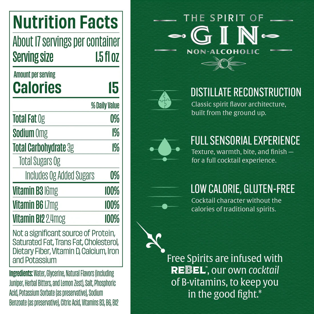 Free Spirits | The Spirit of Gin | Non-Alcoholic Gin Alternative