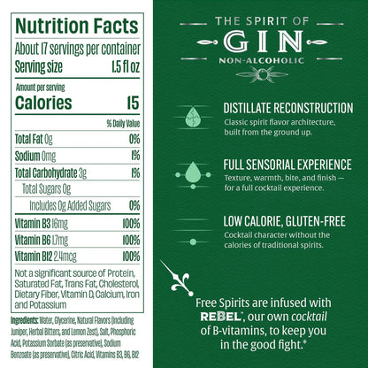 Free Spirits | The Spirit of Gin | Non-Alcoholic Gin Alternative
