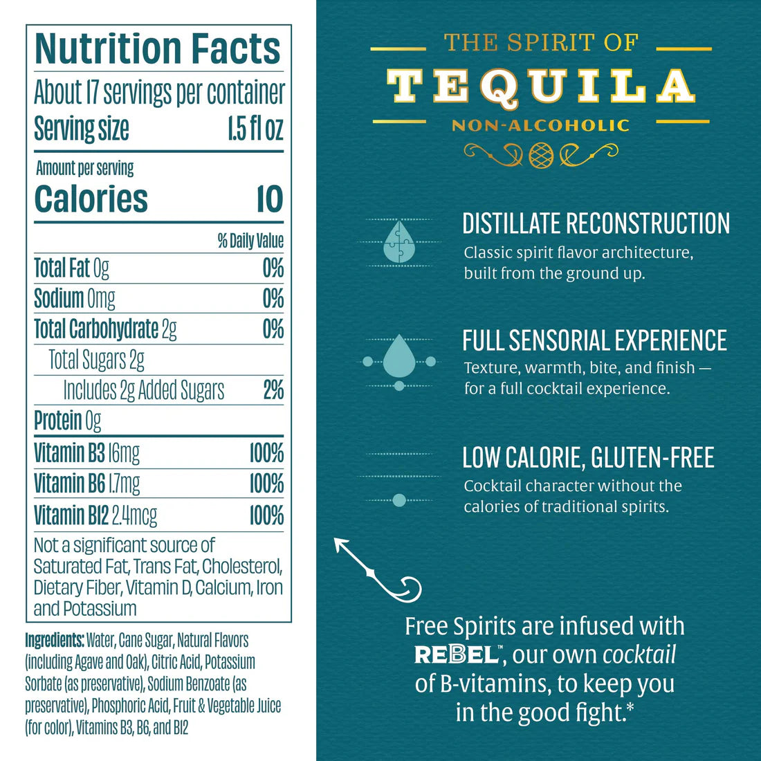 Free Spirits | The Spirit of Tequila | Non-Alcoholic Tequila Alternative