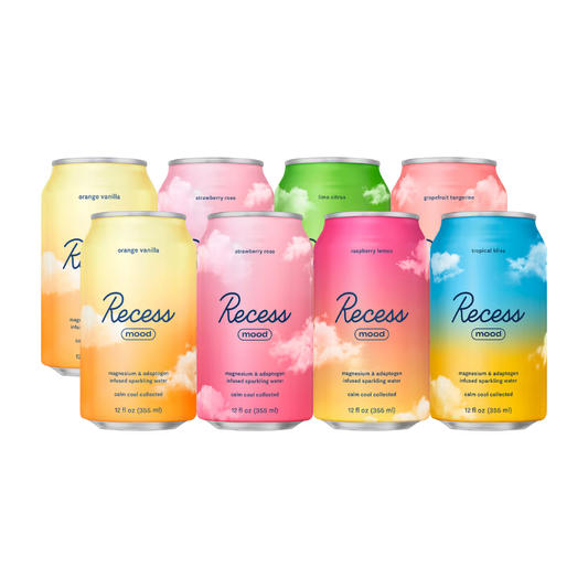 Recess Mood Singles | Sparkling Water With Adaptogens