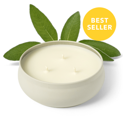 Woodland Sage 3-Wick Candle by Grow Fragrance