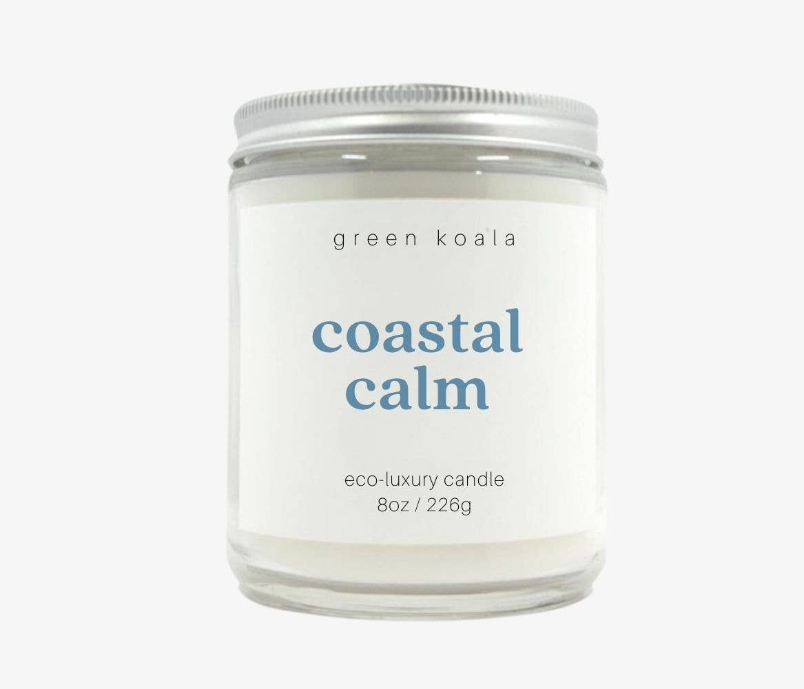 Green Koala - Coastal Calm 8oz Eco-Luxury Candle