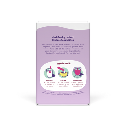 JOI - Instant Organic Oat Milk - Stick Pack 8 ct - travel size