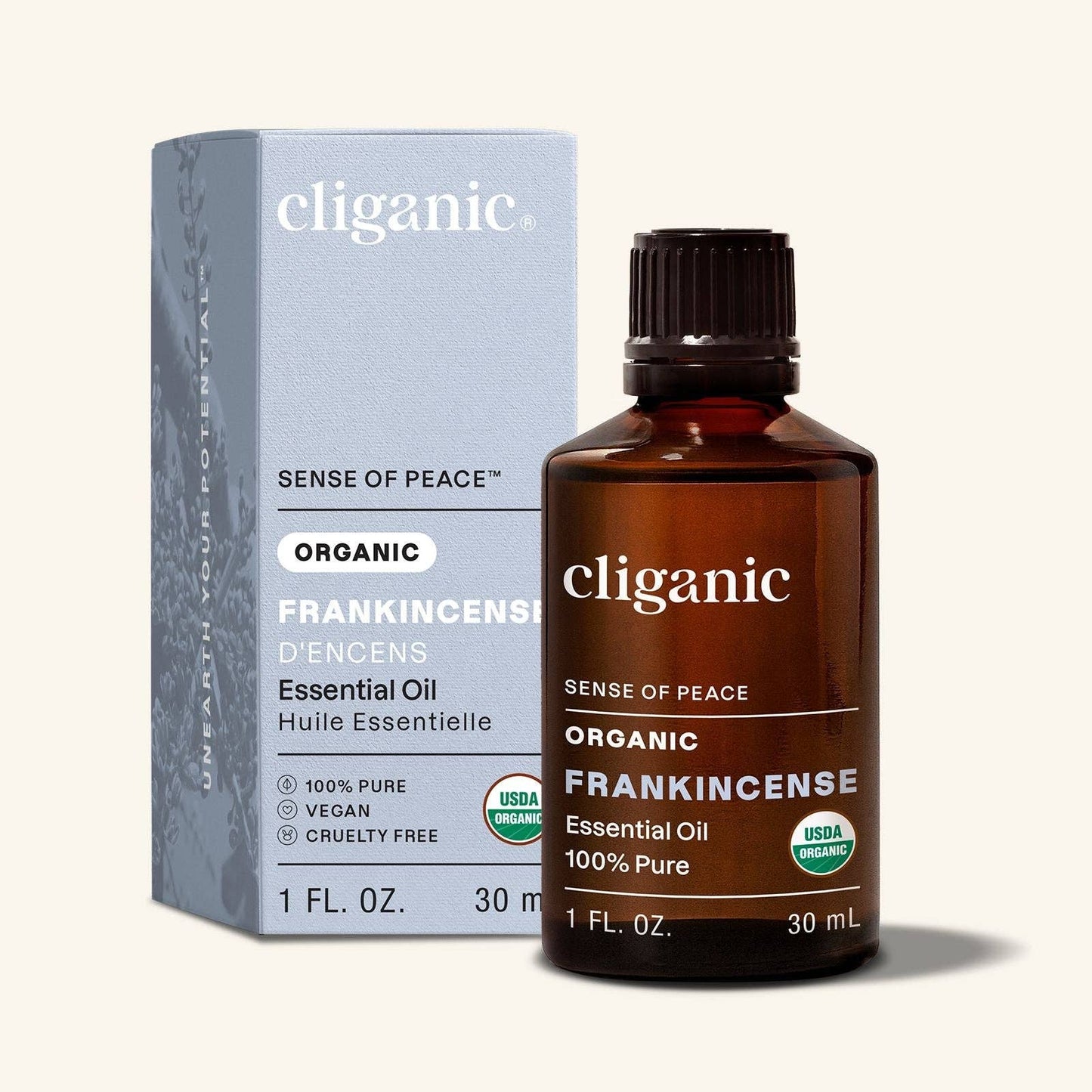 Cliganic - Organic Frankincense Essential Oil 10ml