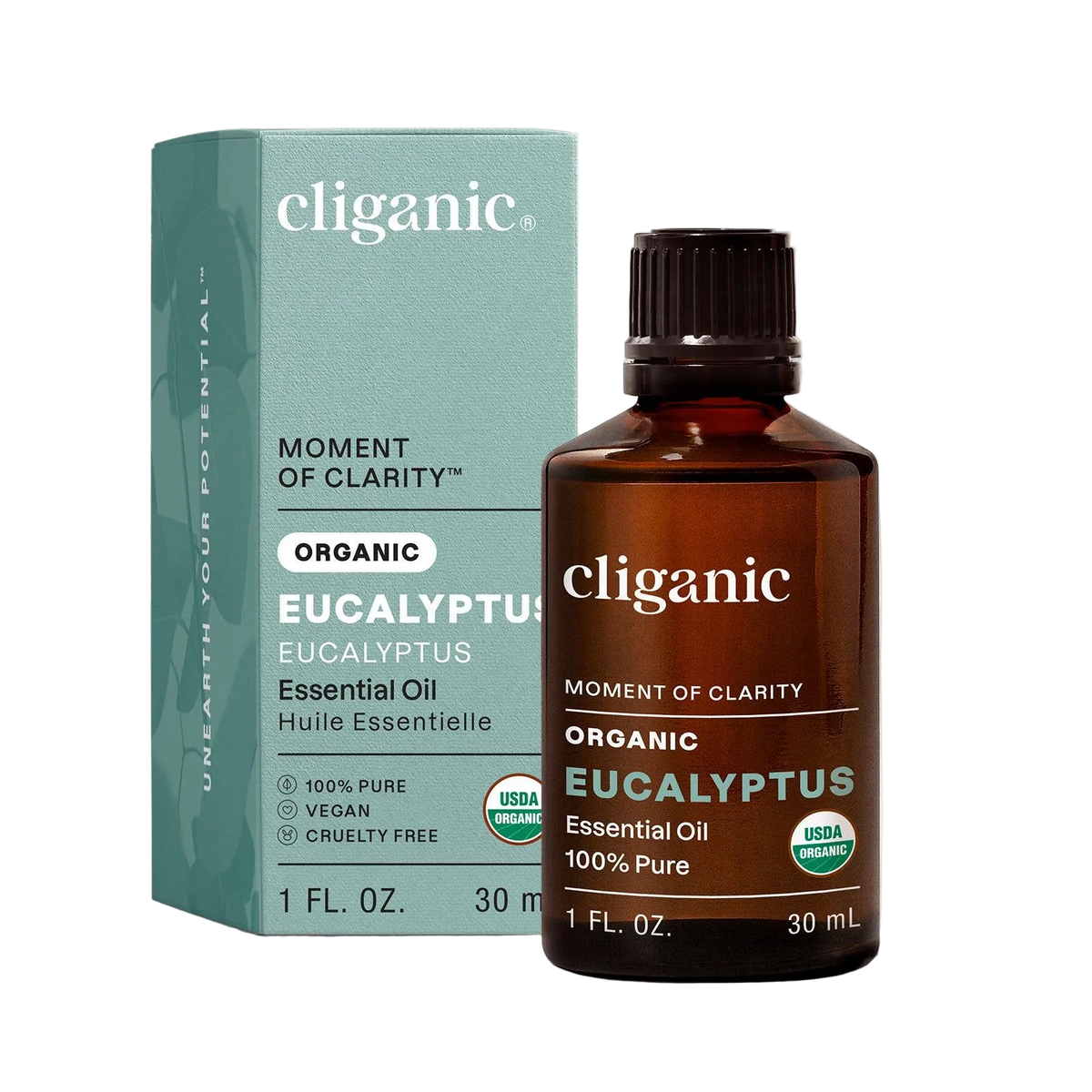 Organic Eucalyptus Essential Oil by Cliganic