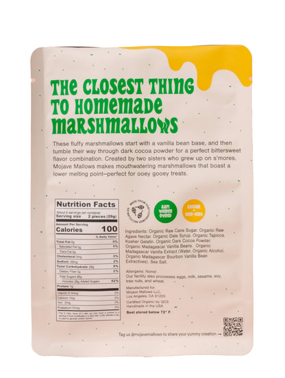 Cocoa Dipped Marshmallows - Organic / Non-GMO / Gluten-Free