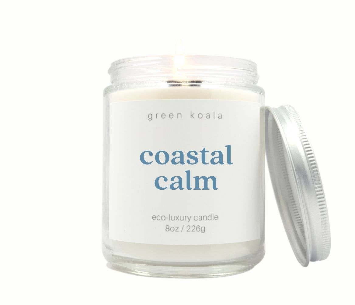 Green Koala - Coastal Calm 8oz Eco-Luxury Candle