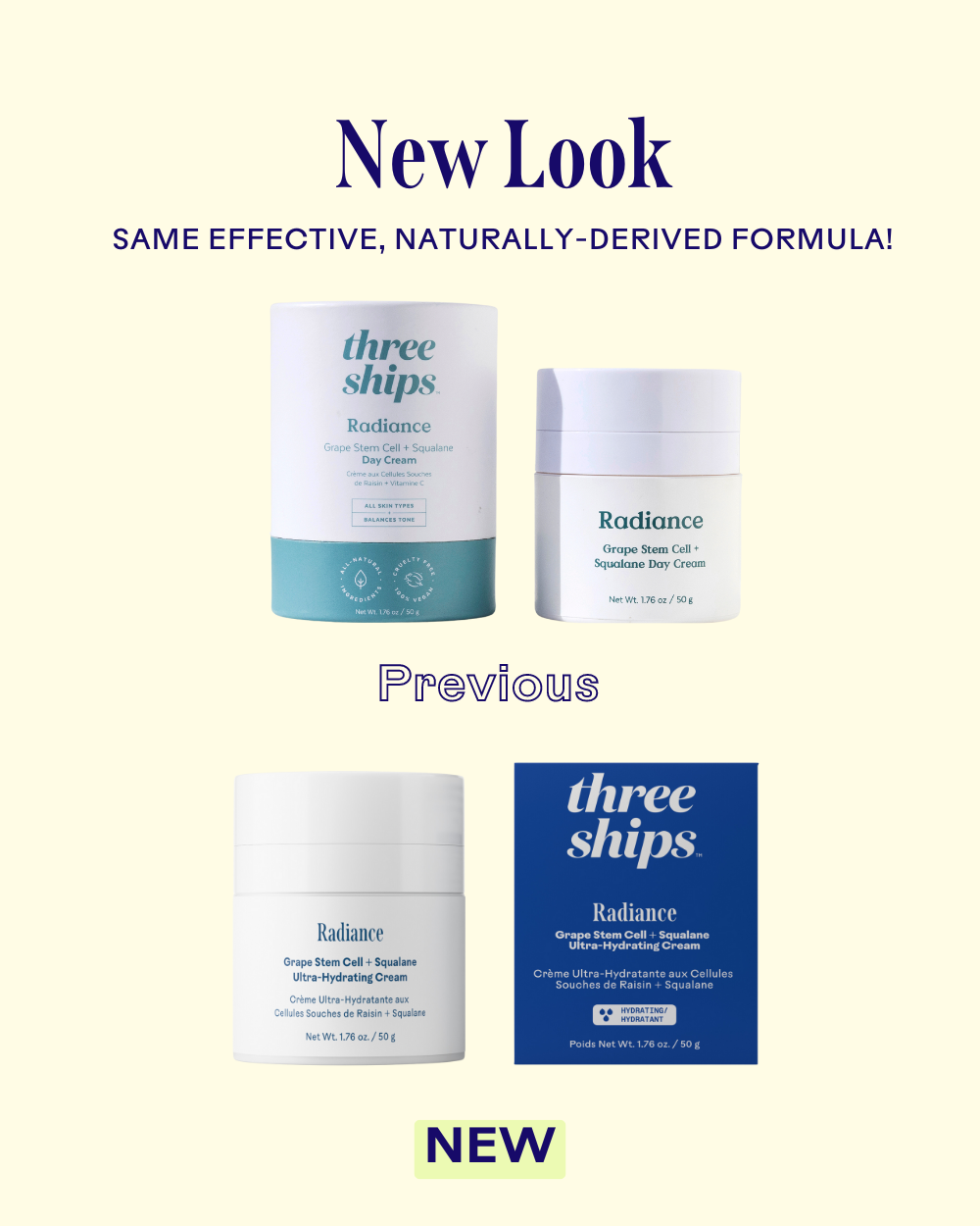 Three Ships Radiance Grape Stem Cell + Squalane Ultra-Hydrating Cream