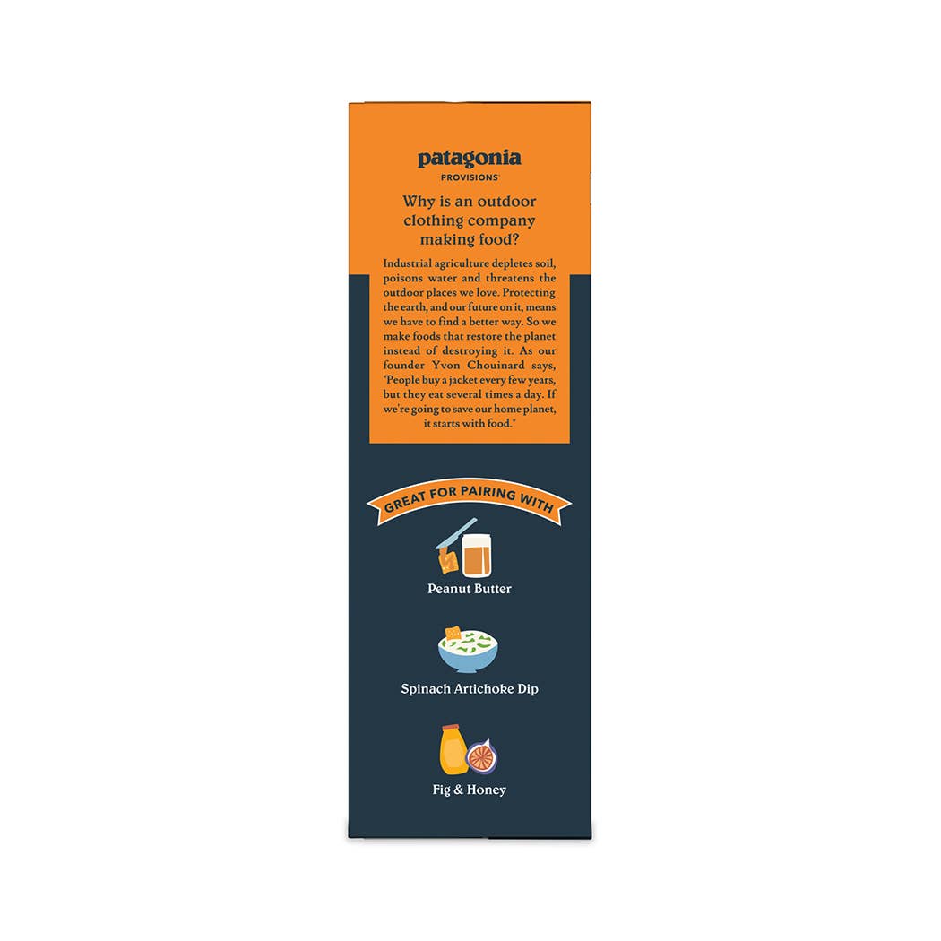 Patagonia Provisions - Crackers - Organic Toasted Cheeze Crackers (4.4 oz box)