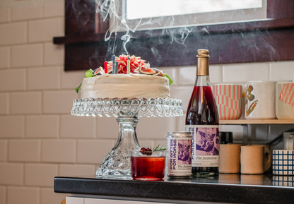 For Bitter For Worse - The Saskatoon cans, nonalcoholic cocktail mocktail, wine