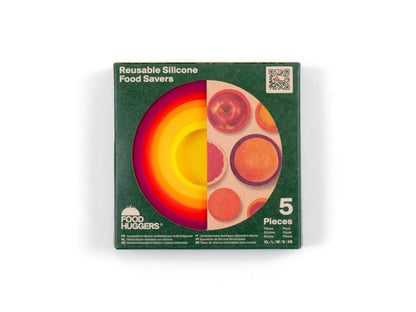 Food Huggers - Reusable Silicone Food Savers – Autumn Harvest (Set of 5)