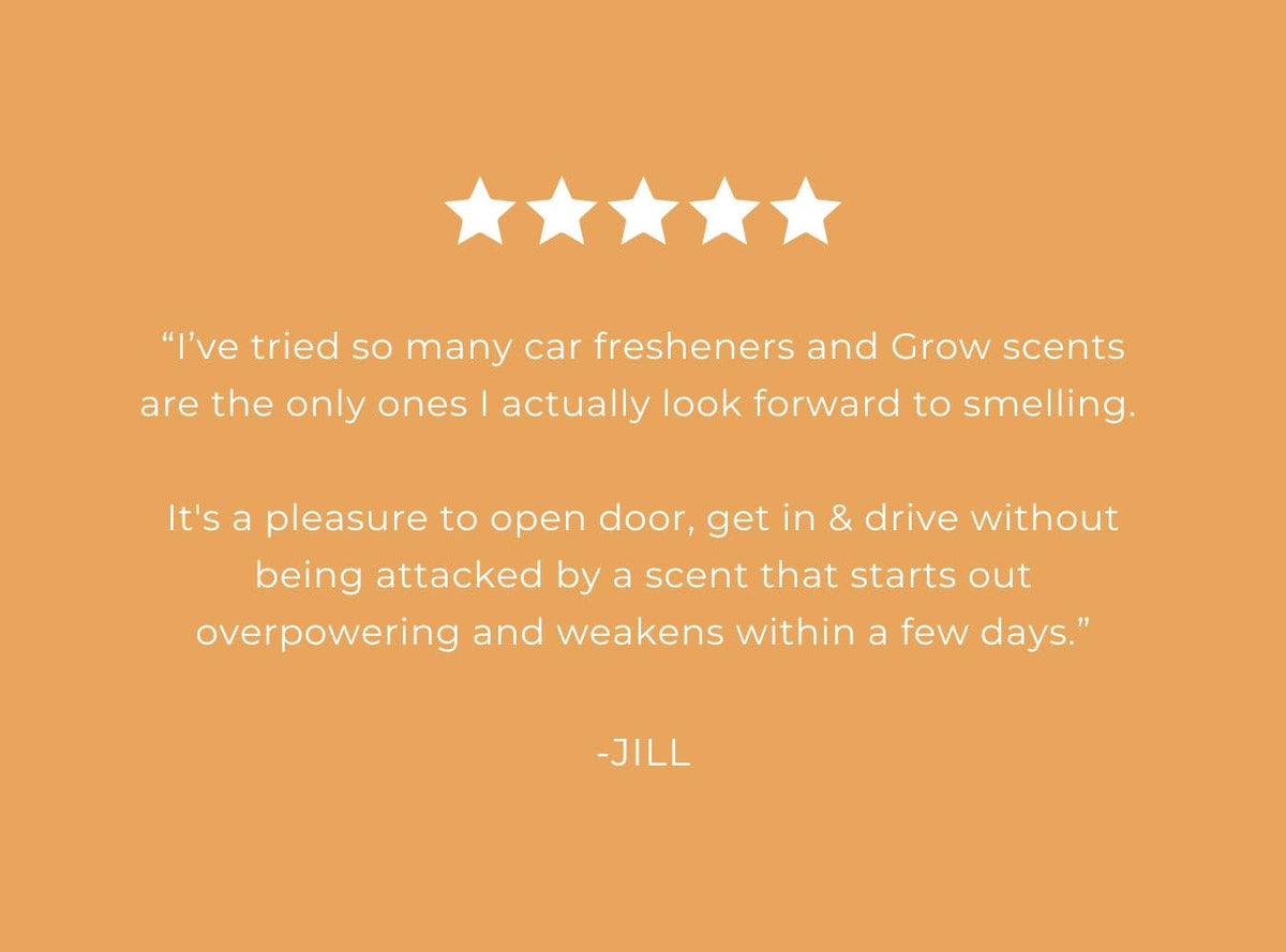 Grow Fragrance - Golden Grove Car Freshener