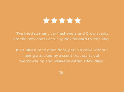 Grow Fragrance - Golden Grove Car Freshener