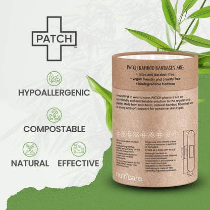 PATCH VALUE PACK - 100 Natural Bamboo Bandages