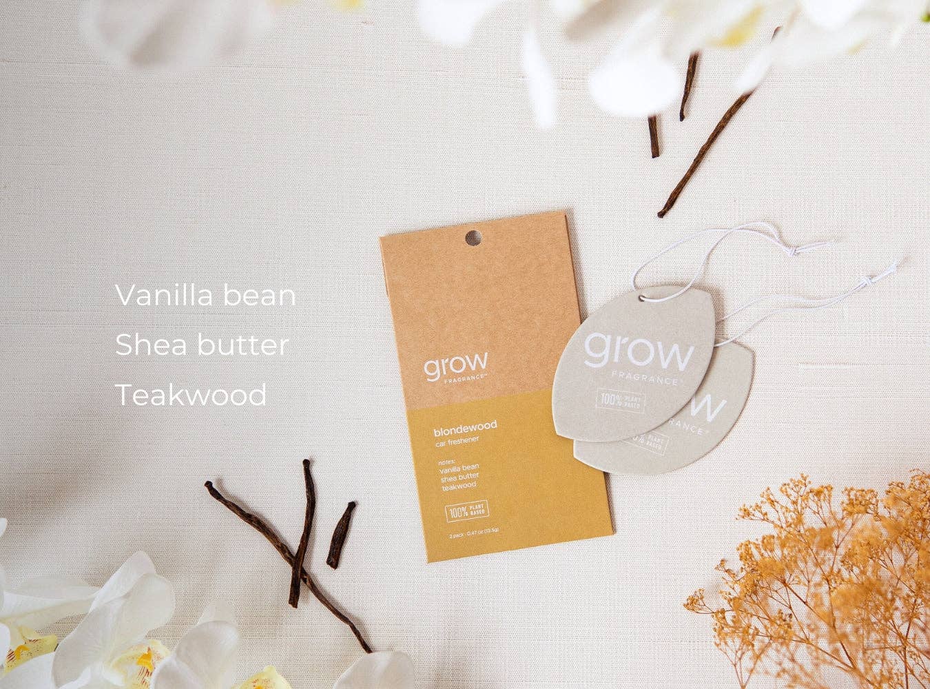 Grow Fragrance - Blondewood Car Freshener