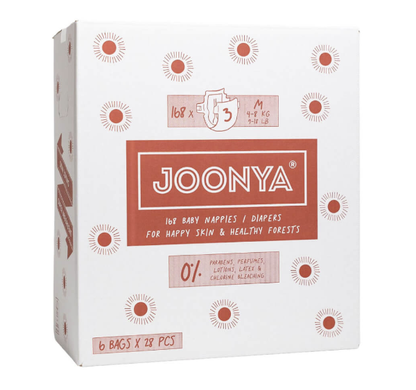 Joonya Diapers Size 3 M (9-18 lb) - 1 Bag of 28