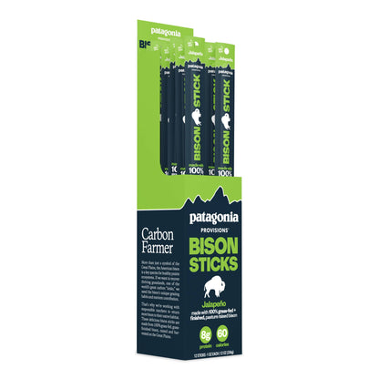 Patagonia Provisions - Bison Sticks Singles - Jalapeño - Grass-Fed and Finished (1 Stick)