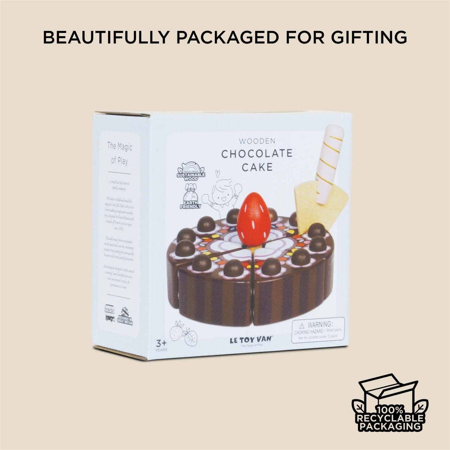 Le Toy Van, Inc. - Chocolate Gateau Sliceable Cake