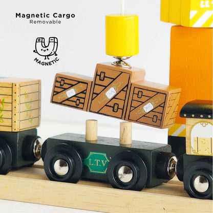 Le Toy Van, Inc. - Great Green Train & Goods Wagons