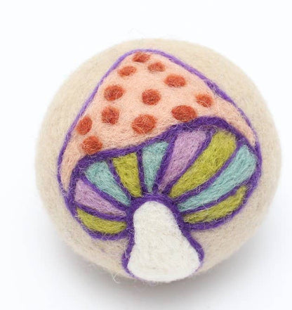 Ethical Global - Mushrooms: Eco Wool Dryer Balls Fair Trade