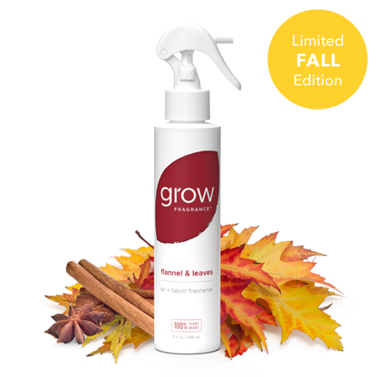 Grow Fragrance - Flannel & Leaves Air + Fabric Spray