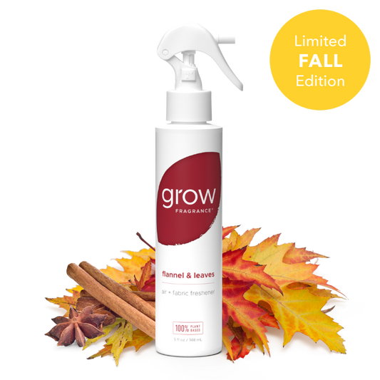 Grow Fragrance - Flannel & Leaves Air + Fabric Spray