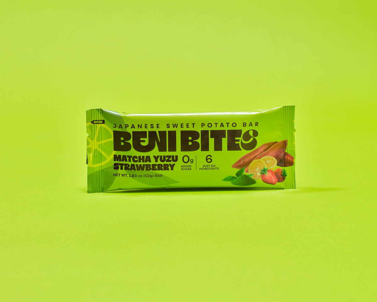 Benibites - Benibites Japanese Dried Sweet Potato Bar Matcha Yuzu