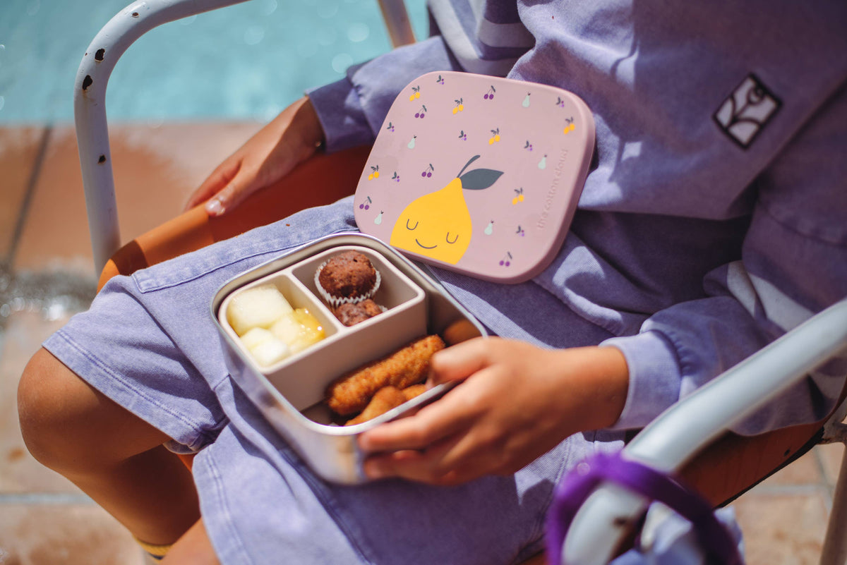 STAINLESS STEEL LUNCHBOX with compartments for KIDS Confetti