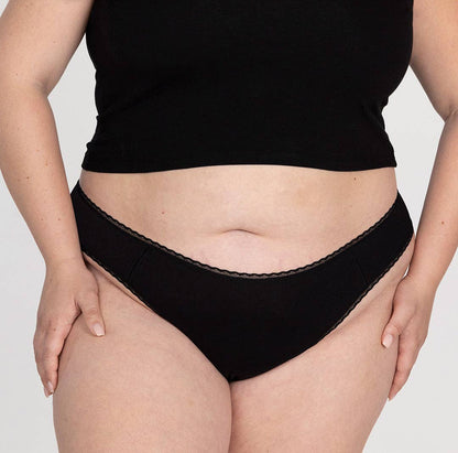 Organic Cotton Mid Rise Thong