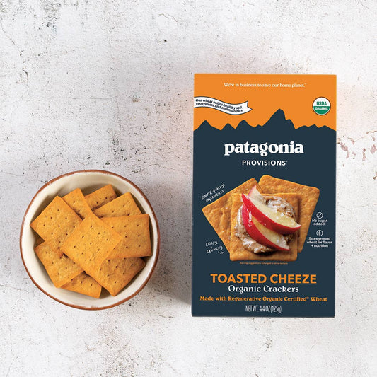 Patagonia Provisions - Crackers - Organic Toasted Cheeze Crackers (4.4 oz box)