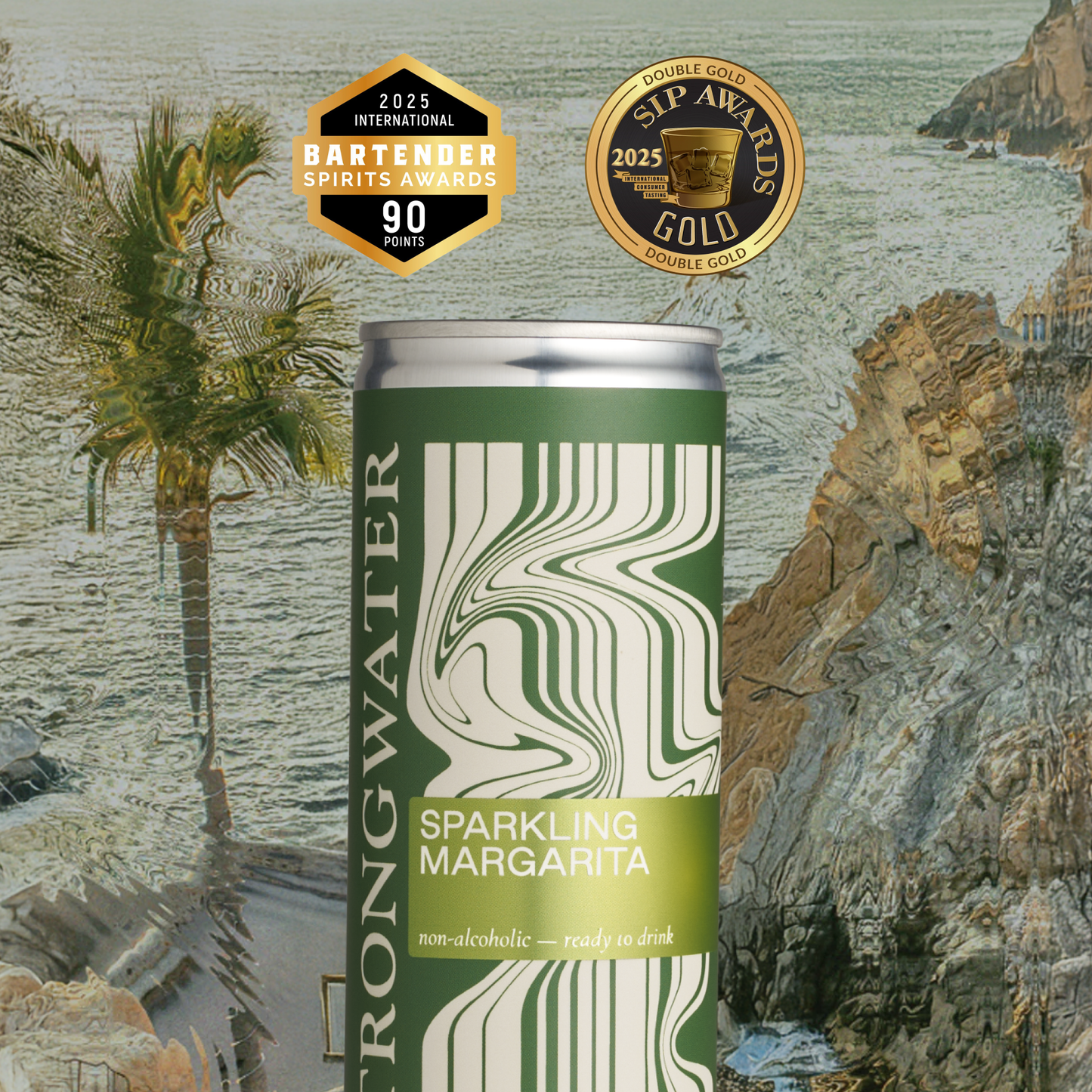 Strongwater | Sparkling NA Margarita Mocktail