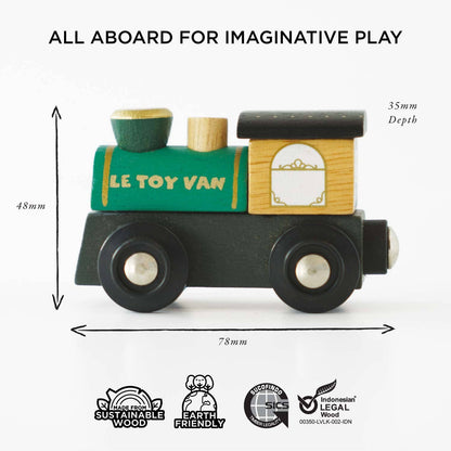 Le Toy Van, Inc. - Great Green Train & Goods Wagons