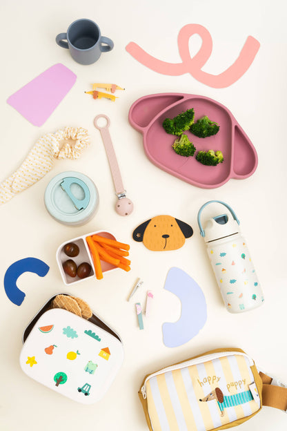 STAINLESS STEEL LUNCHBOX with compartments for KIDS Confetti