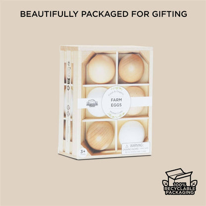 Le Toy Van, Inc. - Farm Eggs Wooden Market Crate