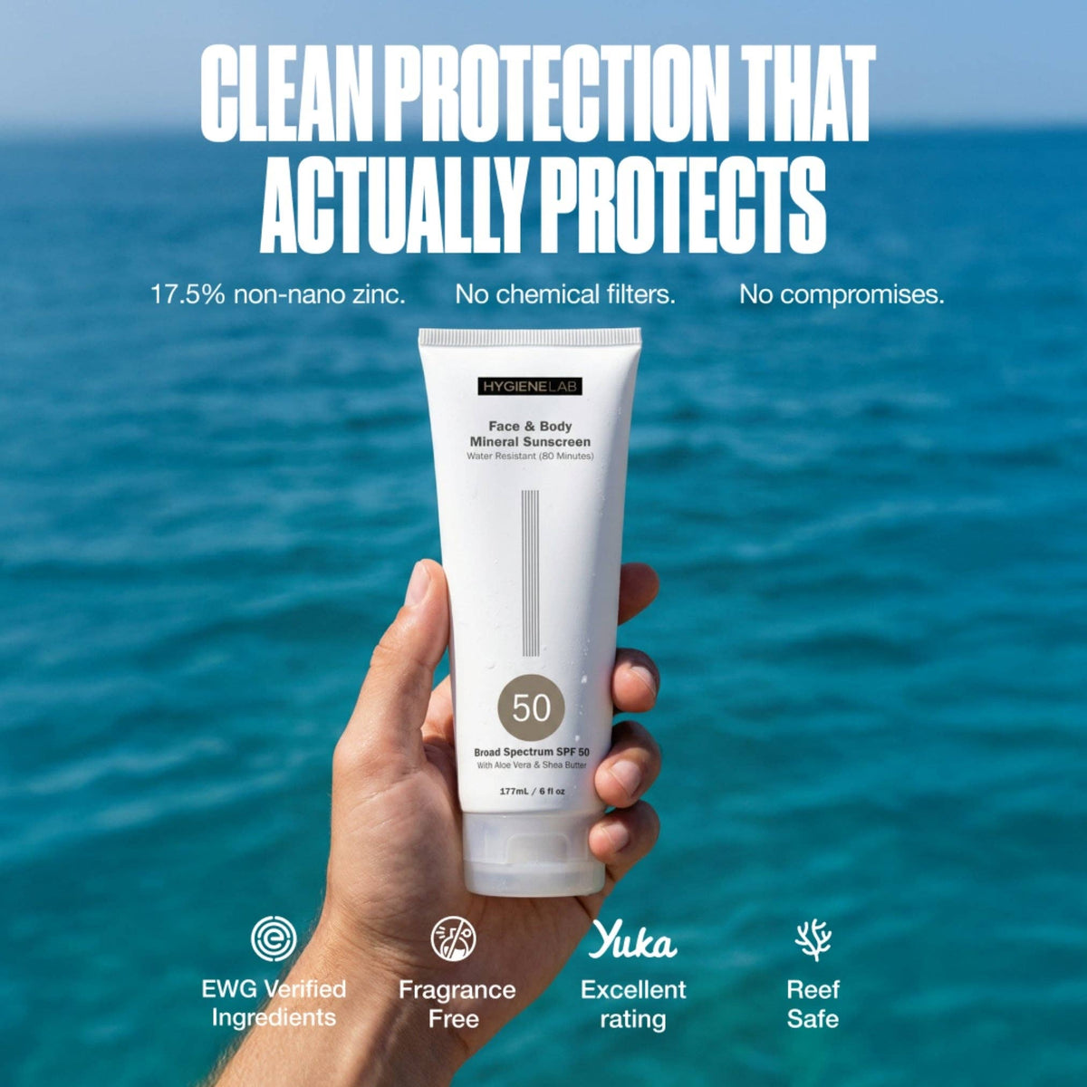 HygieneLab - Face and Body Mineral Sunscreen