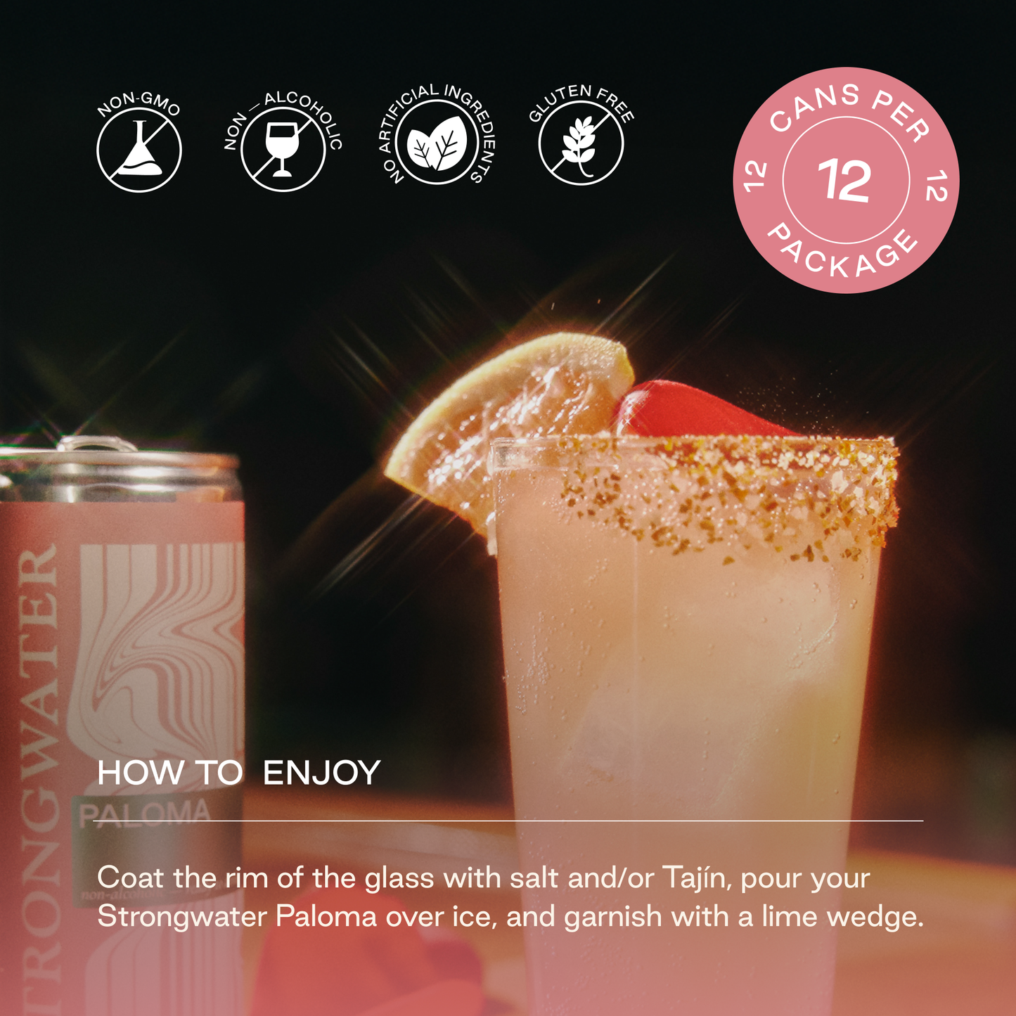 Strongwater | Sparkling NA Paloma Mocktail